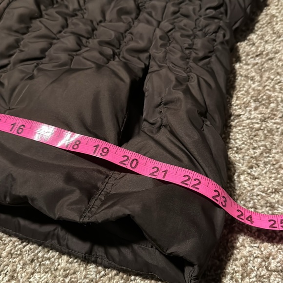 Apt 9 down-filled brown puffer coat w/removeable fur-lined hood (L) EUC! - Picture 10 of 13